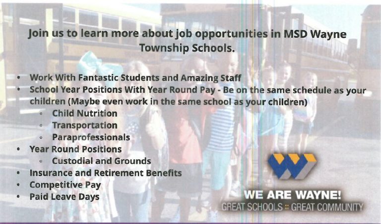 what is the next date for registration of students into wayne township schools